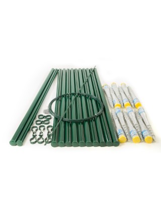 CHAIN LINK POST KIT 72(in); SCREW FIX 12 POSTS