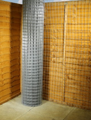 Galvanised wire mesh 2 x 2 10G 8ft x 12.5m