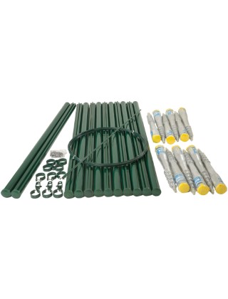 CHAIN LINK POST KIT 48(in); SCREW FIX 12 POSTS