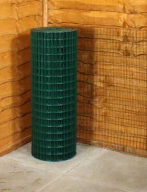 green pvc weldmesh 2 x 1 16G 3ft x 30m