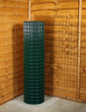 green pvc weldmesh 2 x 2 16G 4ft x 30m 0