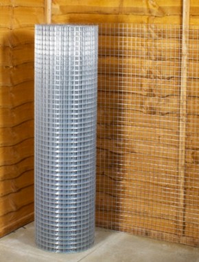 galvanised weld mesh 1 x 1 16G 4ft x 30m