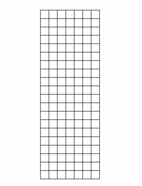 welded mesh panel GALFAN 3X3 8G 1.75ft x 5ft 0