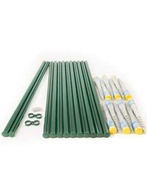 WELD MESH POST KIT 72(in); SCREW FIX 12 POSTS