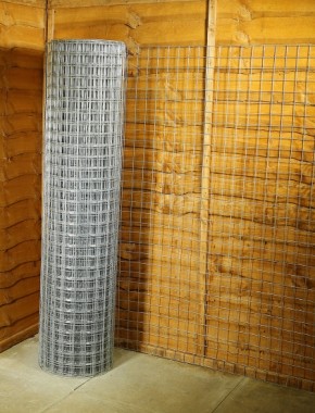 Galvanised wire mesh 2 x 2 12G 5ft x 25m