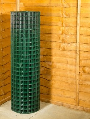 green pvc wire mesh 2 x 2 12G 4ft x 25m 1