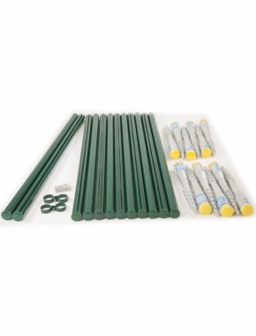 WELD MESH POST KIT 48(in); SCREW FIX 12 POSTS 0