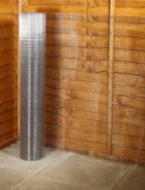 stainless steel 304 weld mesh 1/2 x 1/2 19G 4ft x 6m