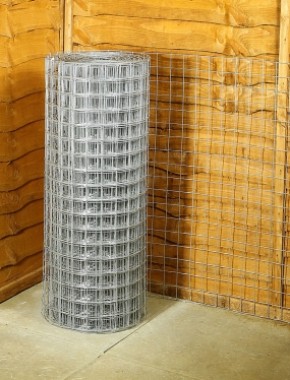 Galvanised wire mesh 2 x 2 12G 3ft x 25m 0