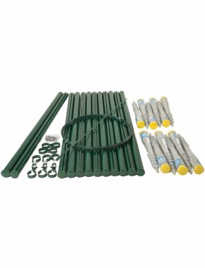 CHAIN LINK POST KIT 48(in); SCREW FIX 12 POSTS 0