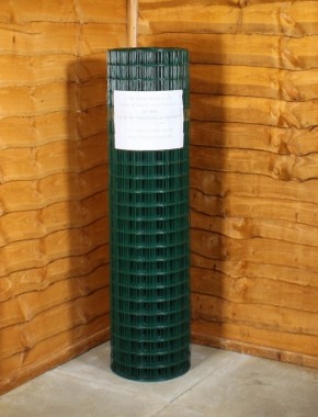 green pvc weldmesh 2 x 2 16G 4ft x 30m 1