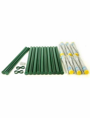 WELD MESH POST KIT 36(in); SCREW FIX 12 POSTS