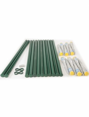 WELD MESH POST KIT 60(in); SCREW FIX 12 POSTS