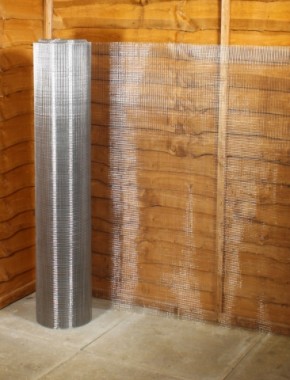 stainless steel 304 weld mesh 1/4 x 1/4 23G 3ft x 6m