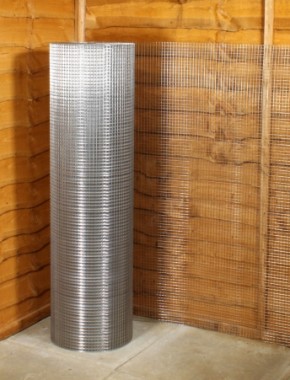 stainless steel 304 weld mesh 1/2 x 1/2 16G 4ft x 6m