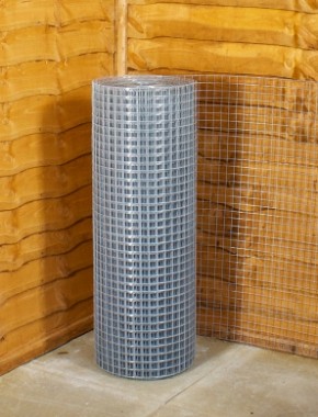 galvanised weld mesh 1 x 1 16G 3ft x 30m